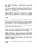 Contrato de prestación de servicios.