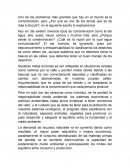 Ensayo - contaminación.