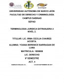 TERMINOLOGIA JURIDICA EXTRANJERA 2 NIVEL 2.