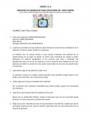 PREGUNTAS GENERALES PARA DISCUSIÓN DE CINE-FORUM