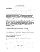 PROYECTO DE APLICACIÓN “GEOMETRÍA EN EL VOLEIBOL”