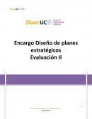 Encargo diseño de planes estrategicos