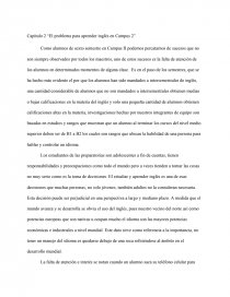 Capítulo 2 “El problema para aprender inglés en Campus 2”. Página 1
