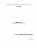 Protocolo de la investigación: Drogadicción