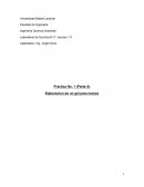 Elaboracion de un gel de manos