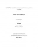 GEOPOLITICA, Contexto Nacional e Internacional de la Economía y las Finanzas