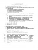 HISTORIA DEL ARTE UNIDAD 1: Relación entre historia, cultura y arte