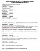 BANCO DE PREGUNTAS DE LA U.T. TÉCNICAS DES ESTUDIO (EVALUACIÓN SUMATIVA PERIÓDICA)