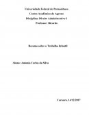 Trabalho Infantil - Direito Administrativo