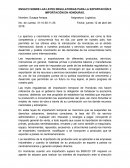 ENSAYO SOBRE LAS LEYES REGULATORIAS PARA LA EXPORTACIÓN E IMPORTACIÓN EN HONDURAS