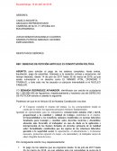 DERECHO DE PETICIÓN ARTICULO 23 CONSTITUCIÓN POLÍTICA