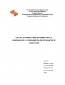 USO DEL SOTFWARE LIBRE GEOGEBRA PARA LA ENSEÑANZA DE LA TRIGONOMETRIA EN ESTUDIANTES DE CUARTO AÑO