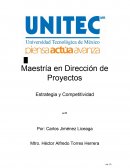Maestría en Dirección de Proyectos Estrategia y Competitividad