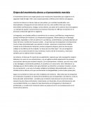 Origen del movimiento obrero y el pensamiento marxista