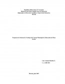 Propuesta de Sistema de Trabajo del Consejo Municipal de Educación de Rivas Dávila