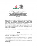 EJEMPLO DE CONTRATO DE OBRA PEMEX