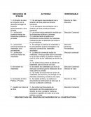 Descripcion del proceso