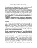 DISCRIMINACIÓN SOCIAL DENTRO DEL MERCADO LABORAL