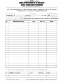 Acta de organización de delegados de padres y madres de familia al consejo educativo