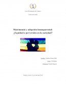 Ensayo Matrimonio Homosexual en Chile