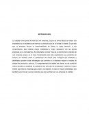 Introducción. La calidad