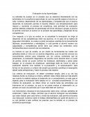 Evaluación de los Aprendizajes apuntes