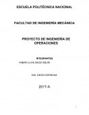 PROYECTO DE INGENIERÍA DE OPERACIONES