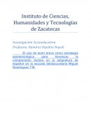 El uso de texto breve como estrategia epistemológica para favorecer la comprensión lectora en la asignatura de español en la escuela telesecundaria Miguel Domínguez 1°B.