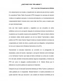 ¿Que paso con PPK-AMIGO?