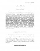 Ensayo de Curriculo - politica de la educación