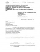 SUPERVISION DE EDUCACION PRIMARIA GENERAL No. 085