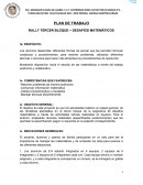 RALLY TERCER BLOQUE – DESAFÍOS MATEMÁTICOS