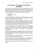 El cisne negro “El impacto de lo altamente improbable”