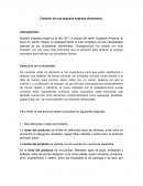 Creación de una pequeña empresa alimentaria: