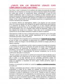 Requisitos cuyo cumplimiento debe auditarse