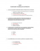 TALLER PLANIFICACIÓN Y DESARROLLO DE UN PRODUCTO