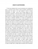 Ensayo de gastronomia