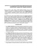 Contratacion en salud