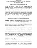 Acto de venta bajo firma privada