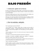 Bajo presion