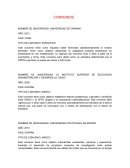 TIPO DE CONVENIO: ESPECIFICO