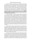 Terrorismo en el Perú - resumen