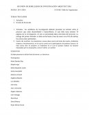 REUNIÓN DE SEMILLEROS DE INVESTIGACIÓN ARQUITECTURA