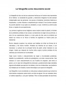 La fotografía como documento social