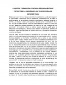 Informe final proyectar la enseñanza