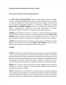 RECLAMO ADMINISTRATIVO. ANEXOS-. PODER.-. Página 1