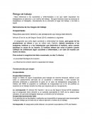 Riesgo de trabajo Informacion