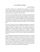 La irracionalidad de la modernidad.