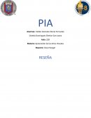 PIA Artes visuales Segundo Semestre