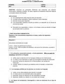 Prueba situación comunicativa y vocabulario contextual